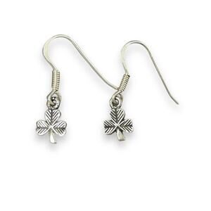 VTG 925 Sterling Silver earrings clover